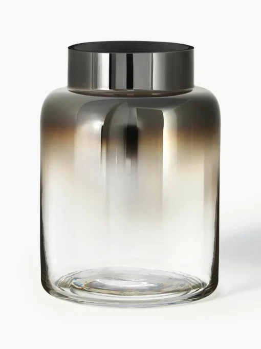 Mondgeblazen glazen vaas Uma, H 20 cm