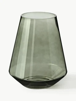 Mondgeblazen glazen vaas Joyce, H 21 cm