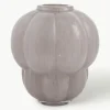 Mondgeblazen glazen vaas Uva, H 22 cm