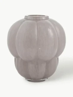 Mondgeblazen glazen vaas Uva, H 22 cm