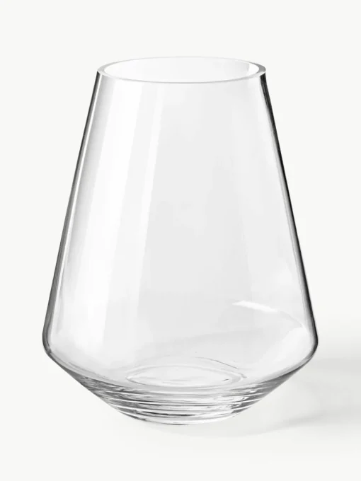 Mondgeblazen glazen vaas Joyce, H 21 cm