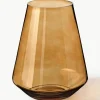 Mondgeblazen glazen vaas Joyce, H 21 cm