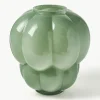 Mondgeblazen glazen vaas Uva, H 35 cm