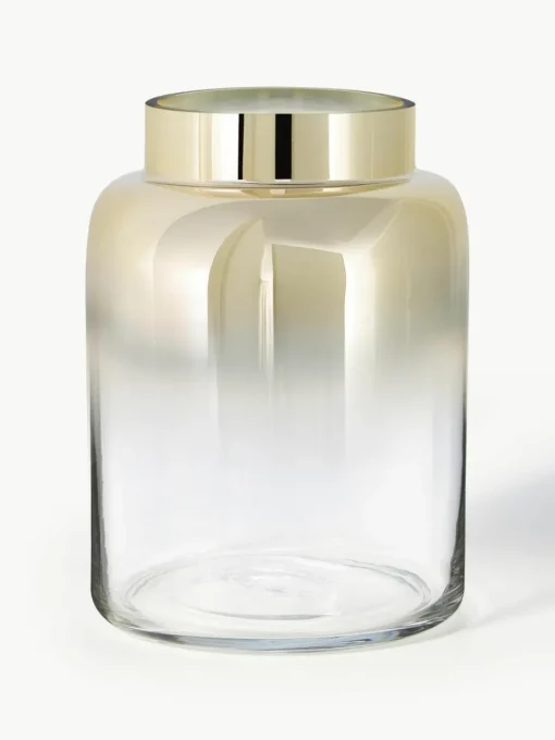 Mondgeblazen glazen vaas Uma, H 20 cm