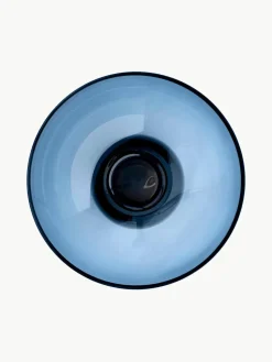 Mondgeblazen glazen vaas Torus, H 33 cm