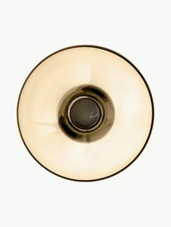 Mondgeblazen glazen vaas Torus, H 33 cm