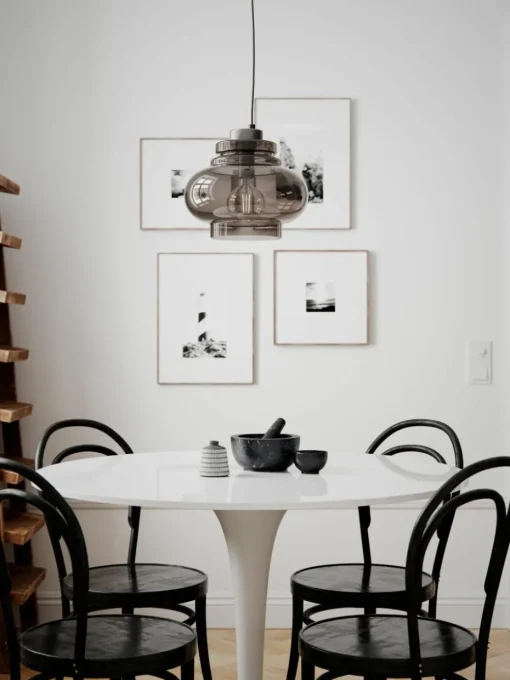 Mondgeblazen hanglamp Dolores