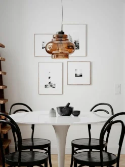 Mondgeblazen hanglamp Dolores
