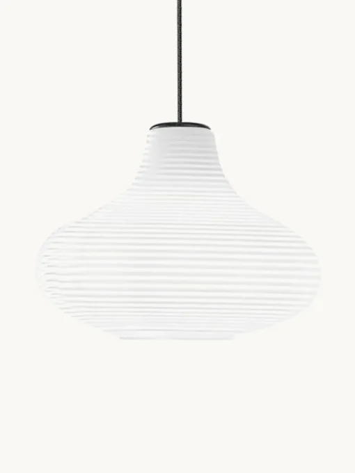 Mondgeblazen hanglamp Emma