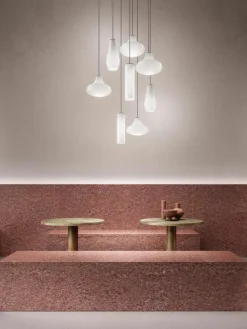 Mondgeblazen hanglamp Emma