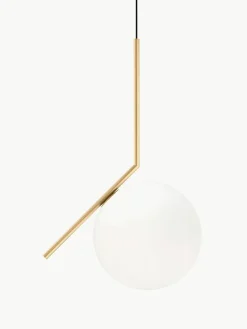 Mondgeblazen hanglamp IC Lights, H 70 cm