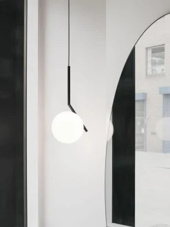 Mondgeblazen hanglamp IC Lights, H 70 cm