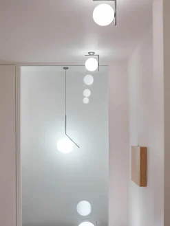 Mondgeblazen hanglamp IC Lights, H 70 cm