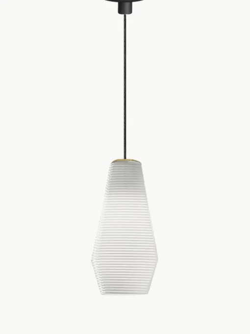 Mondgeblazen hanglamp Olivia
