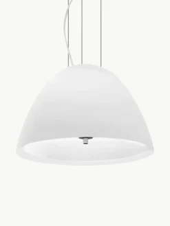 Mondgeblazen hanglamp Willy Glass