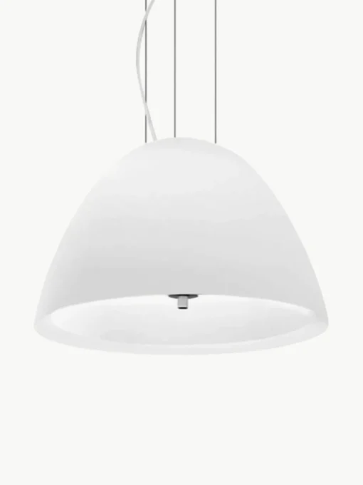 Mondgeblazen hanglamp Willy Glass