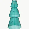 Mondgeblazen kandelaar Christmas Tree uit borosilicaatglas