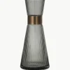 Mondgeblazen karaf Grand Cru van rookglas, 1 L