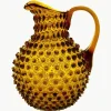Mondgeblazen karaf Hobnail, 2 L