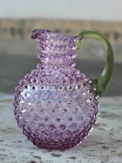 Mondgeblazen karaf Hobnail, 2 L