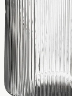 Mondgeblazen karaf Ripple met groefreliëf, 1 L