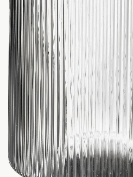 Mondgeblazen karaf Ripple met groefreliëf, 1 L