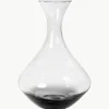Mondgeblazen karaf Smoke met kleurverloop, 1.6 L