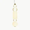 Mondgeblazen kleine LED hanglamp Collar