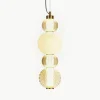 Mondgeblazen kleine LED hanglamp Collar