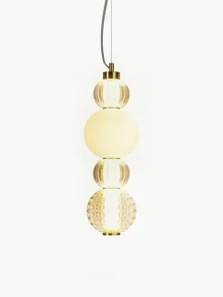 Mondgeblazen kleine LED hanglamp Collar