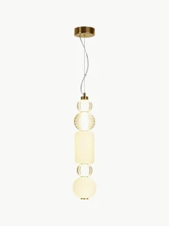 Mondgeblazen kleine LED hanglamp Collar