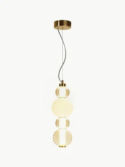 Mondgeblazen kleine LED hanglamp Collar
