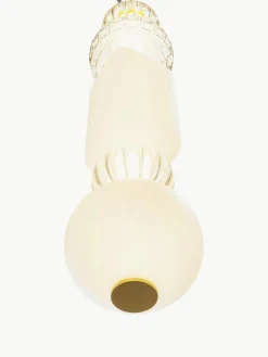 Mondgeblazen kleine LED hanglamp Collar