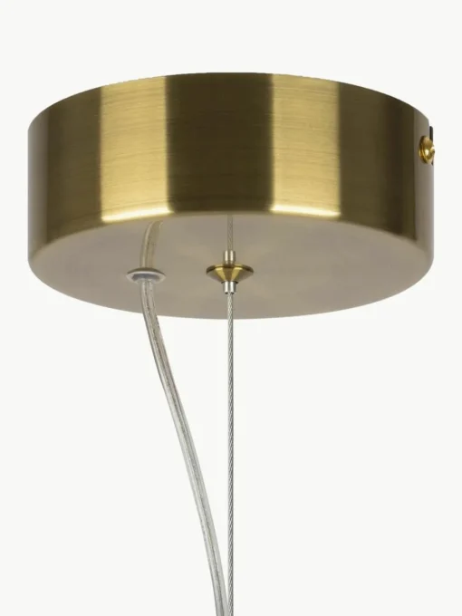 Mondgeblazen kleine LED hanglamp Collar