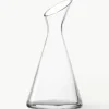 Mondgeblazen kristalglazen waterkaraf One, 1 L