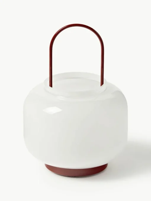 Mondgeblazen lantaarn Lumino, H 26 cm