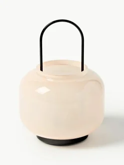 Mondgeblazen lantaarn Lumino, H 26 cm
