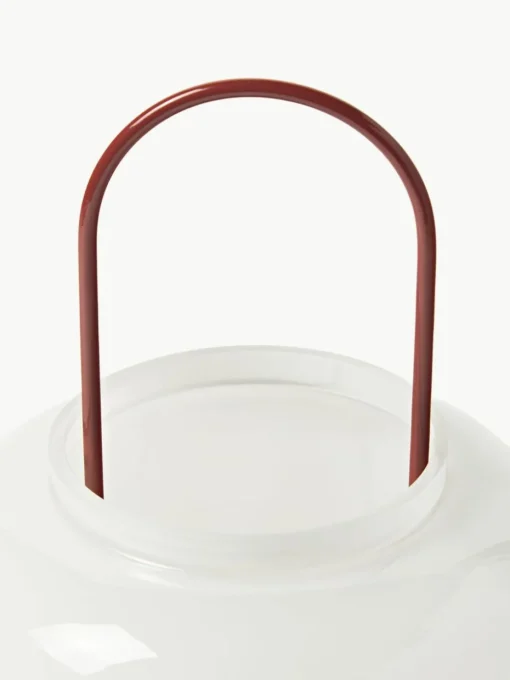 Mondgeblazen lantaarn Lumino, H 26 cm