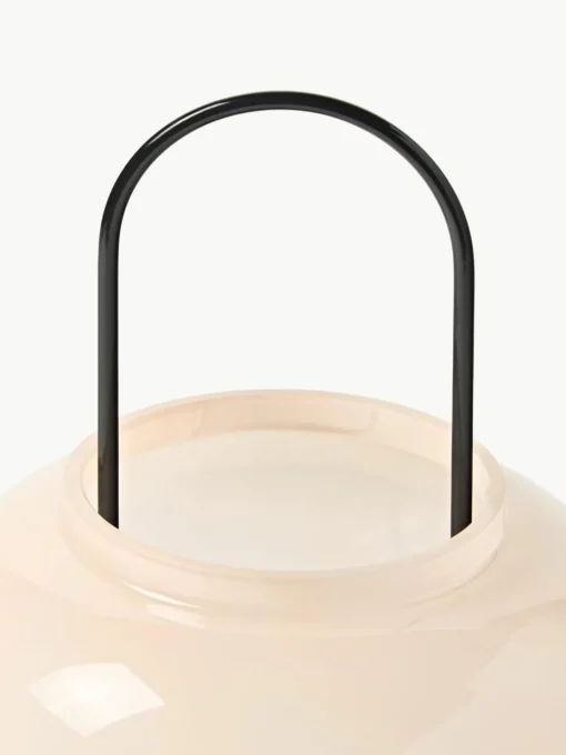 Mondgeblazen lantaarn Lumino, H 26 cm