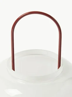 Mondgeblazen lantaarn Lumino, H 26 cm