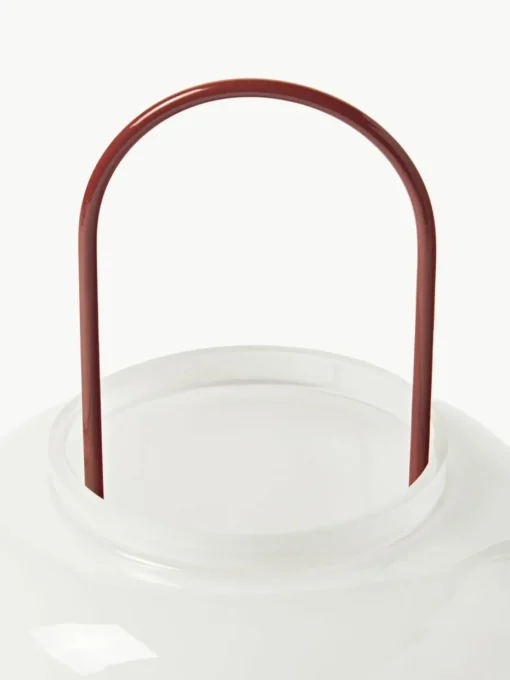 Mondgeblazen lantaarn Lumino, H 26 cm
