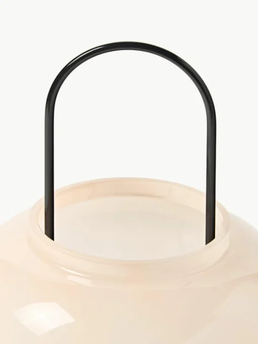 Mondgeblazen lantaarn Lumino, H 26 cm