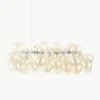 Mondgeblazen LED hanglamp Gross Bar
