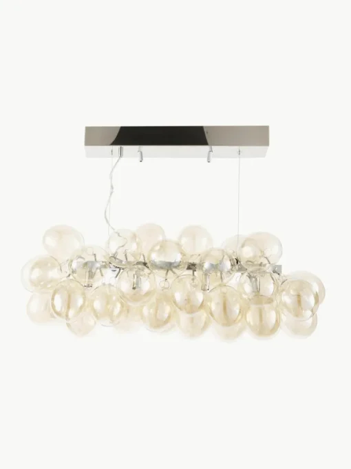 Mondgeblazen LED hanglamp Gross Bar