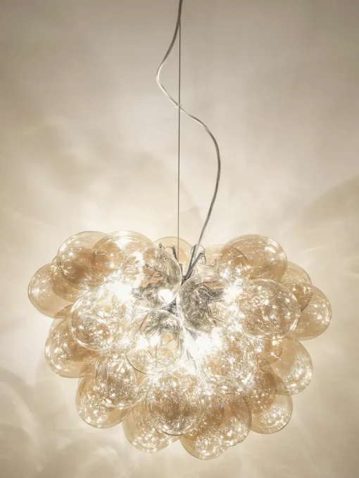 Mondgeblazen LED hanglamp Gross