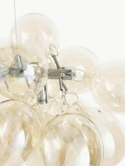 Mondgeblazen LED hanglamp Gross Bar