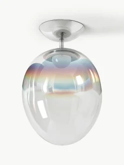 Mondgeblazen LED plafondlamp Stellar Nebula, dimbaar