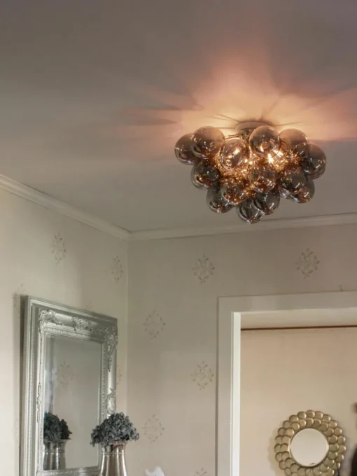 Mondgeblazen LED plafondlamp Gross