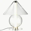 Mondgeblazen LED tafellamp Fragile, dimbaar