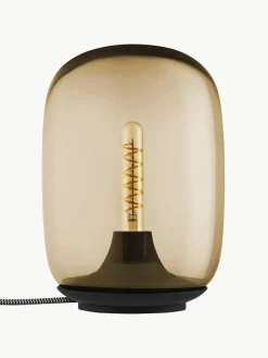 Mondgeblazen LED tafellamp Acorn, dimbaar